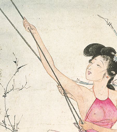 祁县-胡也佛的仕女画和最知名的金瓶梅秘戏图